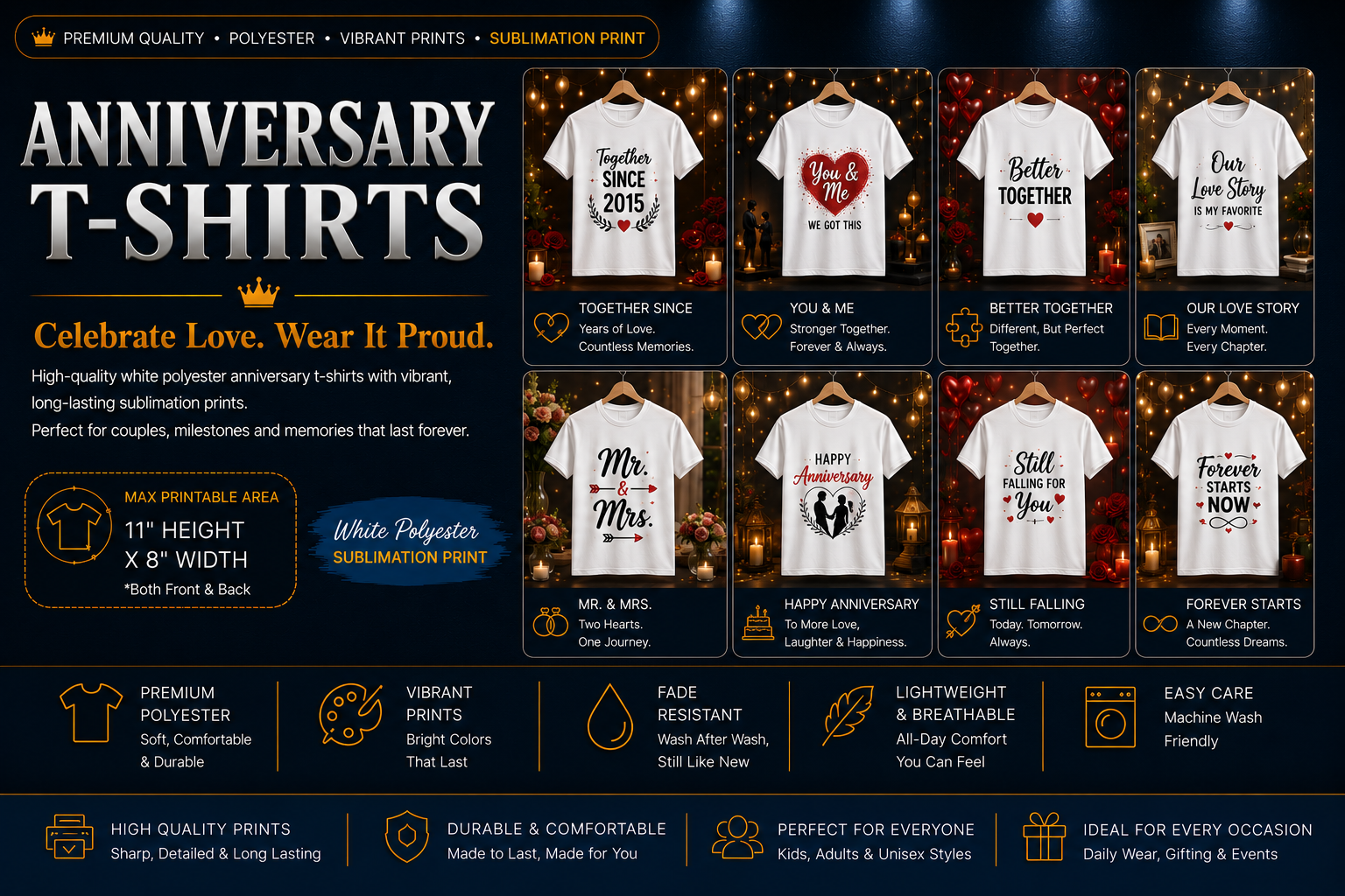 Anniversary T-Shirts hero banner