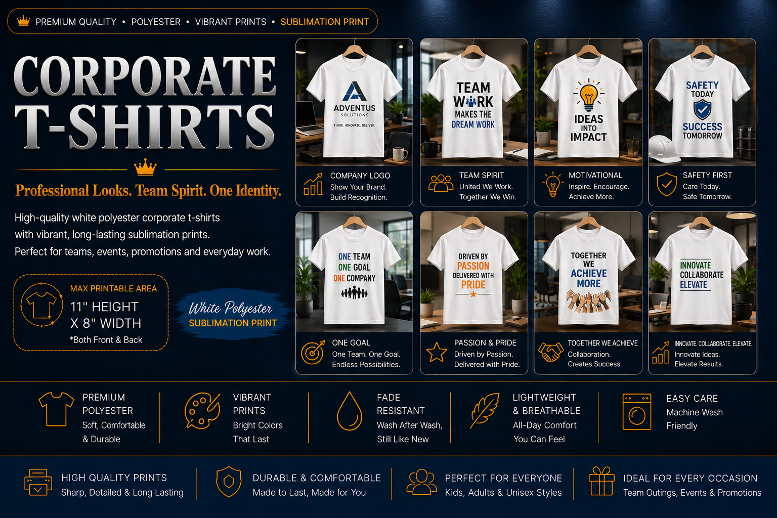 Corporate T-Shirts hero banner