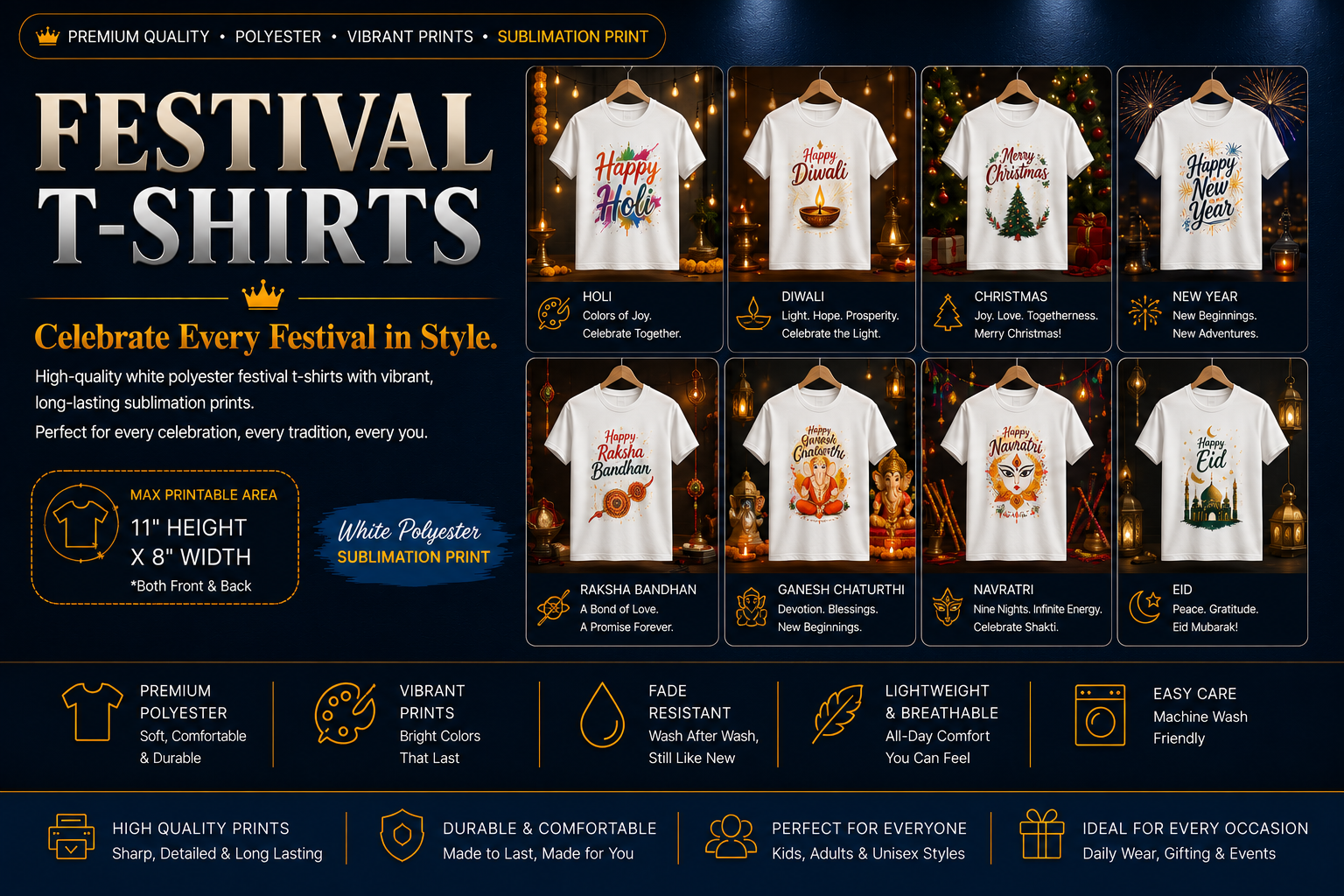Festival T-Shirts hero banner