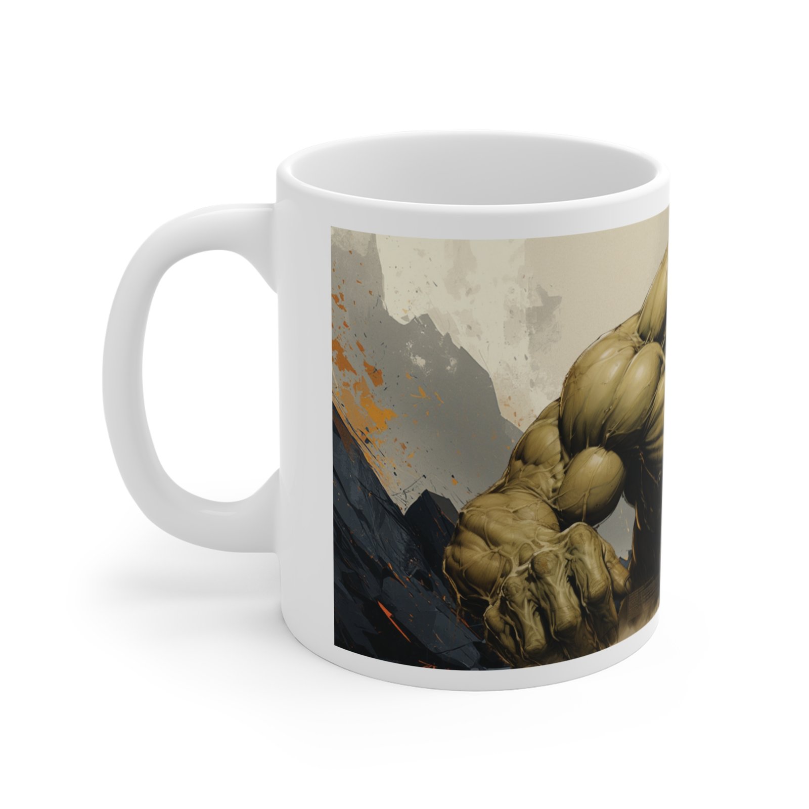 White Customized Mug view 4