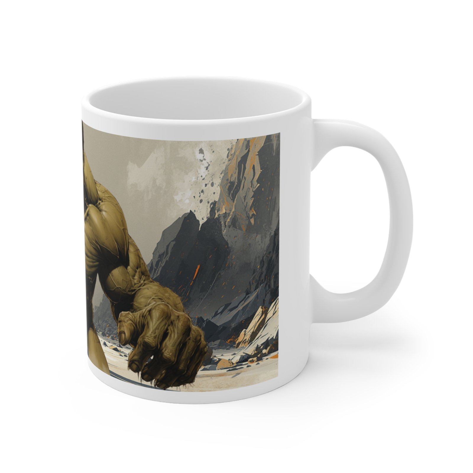 White Customized Mug view 5
