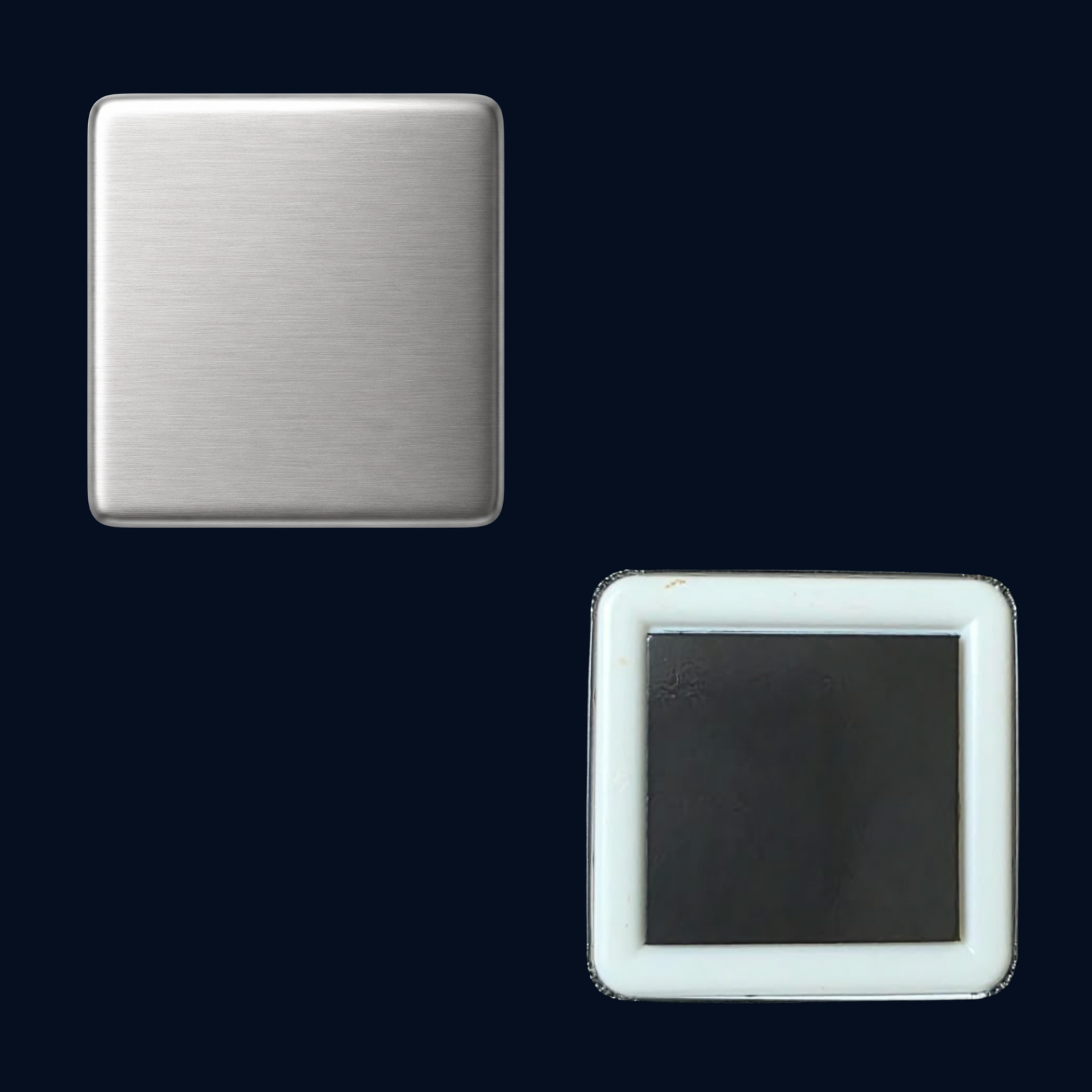Personalized Steel Fridge Magnet — Fridge Magnet – Square