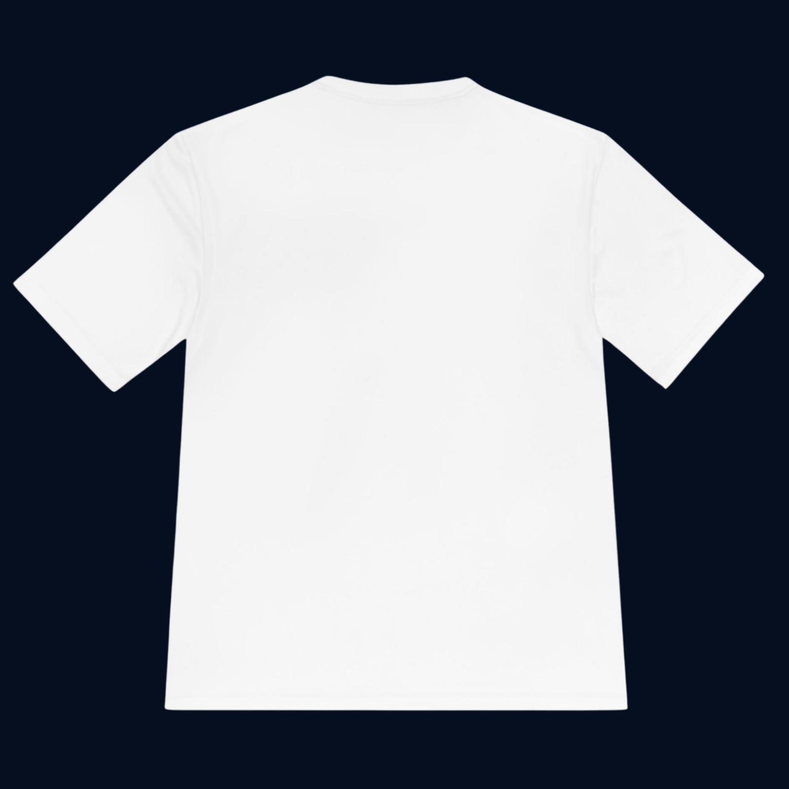 Personalized Dry-Fit White T-Shirt — Back