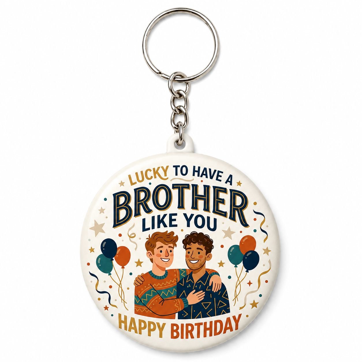 Lucky to Have a Brother Like You Keychain view 1