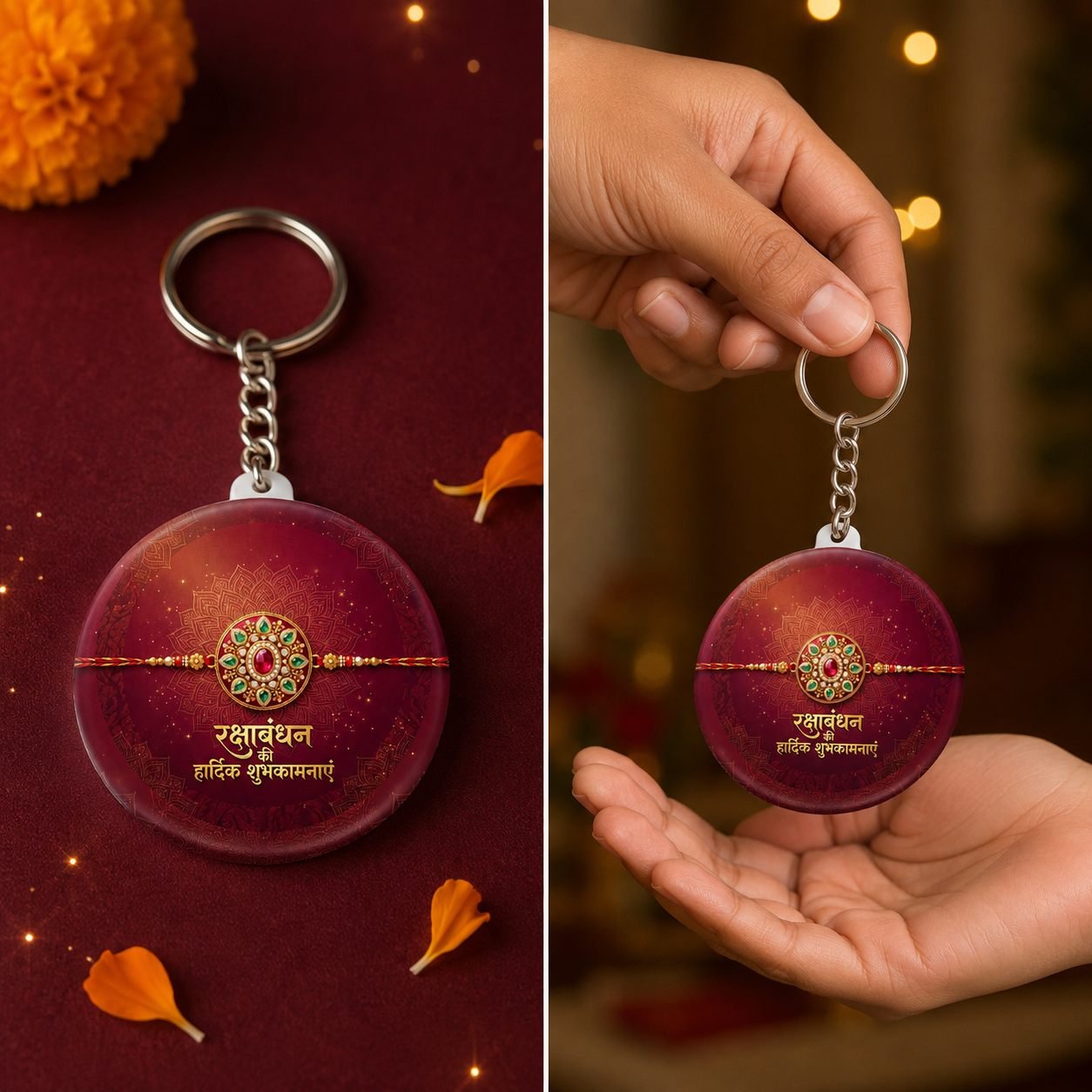 Raksha Bandhan Shubhkamnayein Keychain view 4