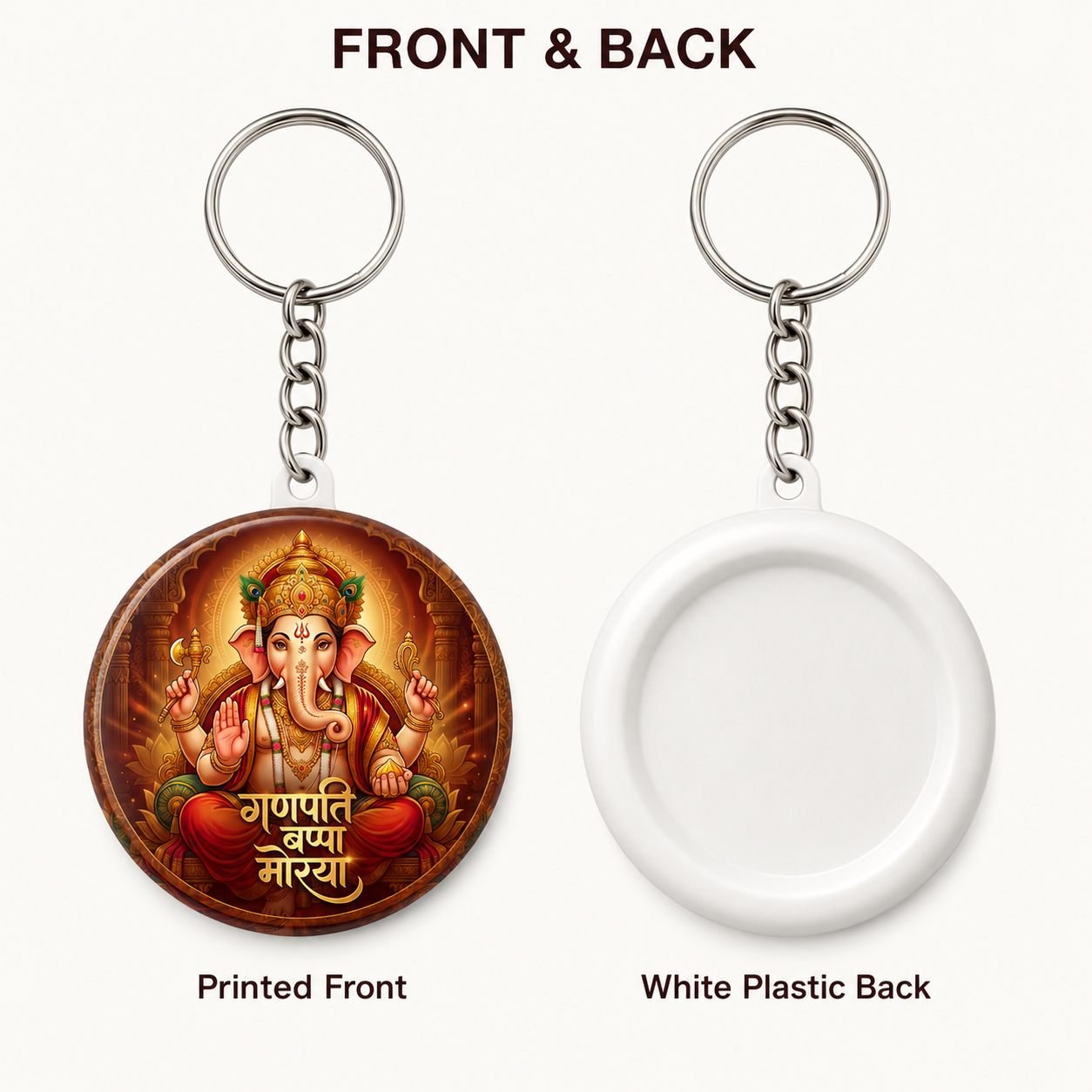 Ganpati Bappa Morya Keychain view 2