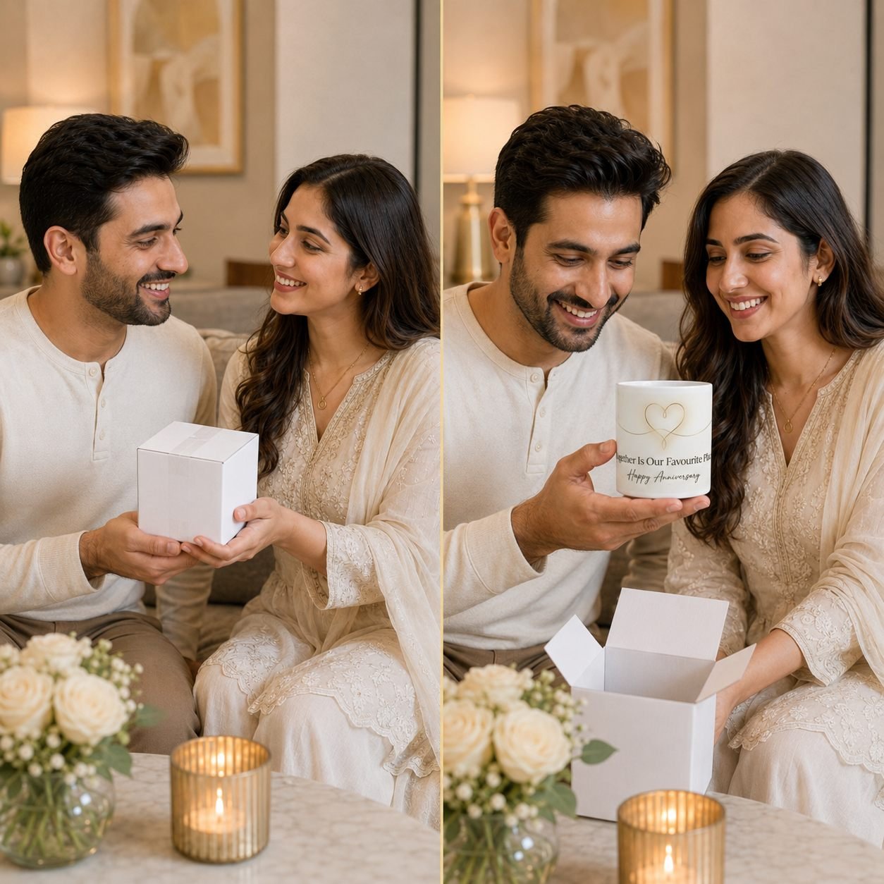 Together Is Our Favourite Place Anniversary Mug – 325 ml view 4