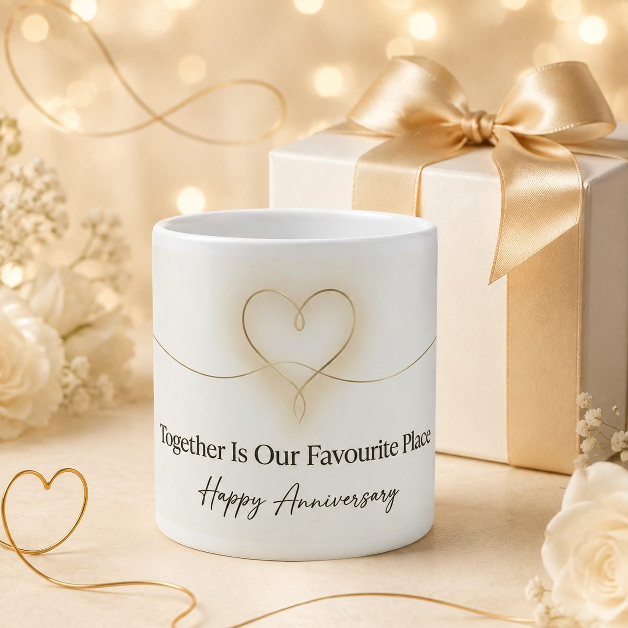 Together Is Our Favourite Place Anniversary Mug – 325 ml view 10