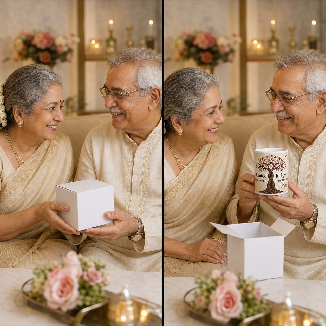 Rooted in Love Intertwined Tree Anniversary Mug – 325 ml view 7