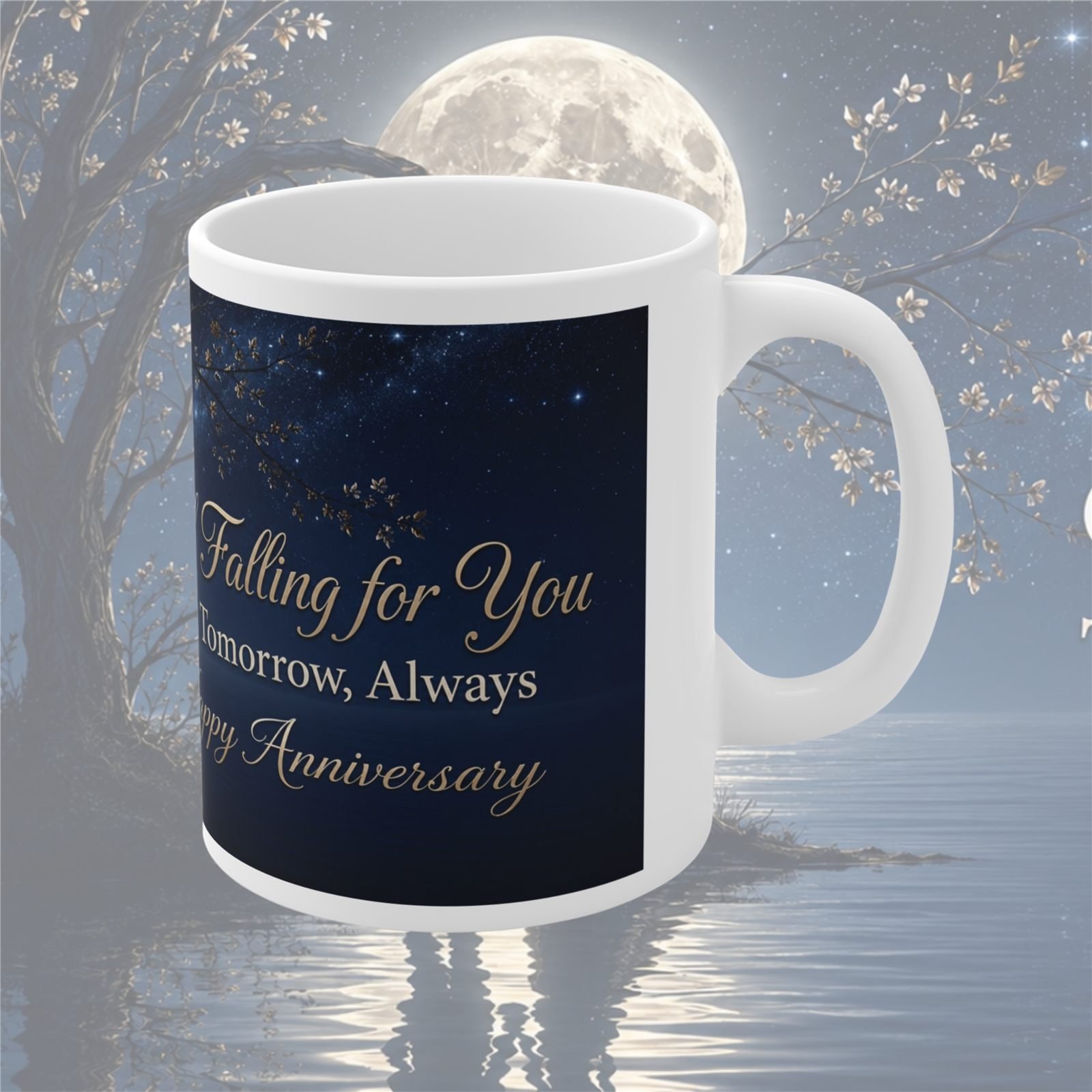 Still Falling for You Moonlit Anniversary Mug – 325 ml view 3