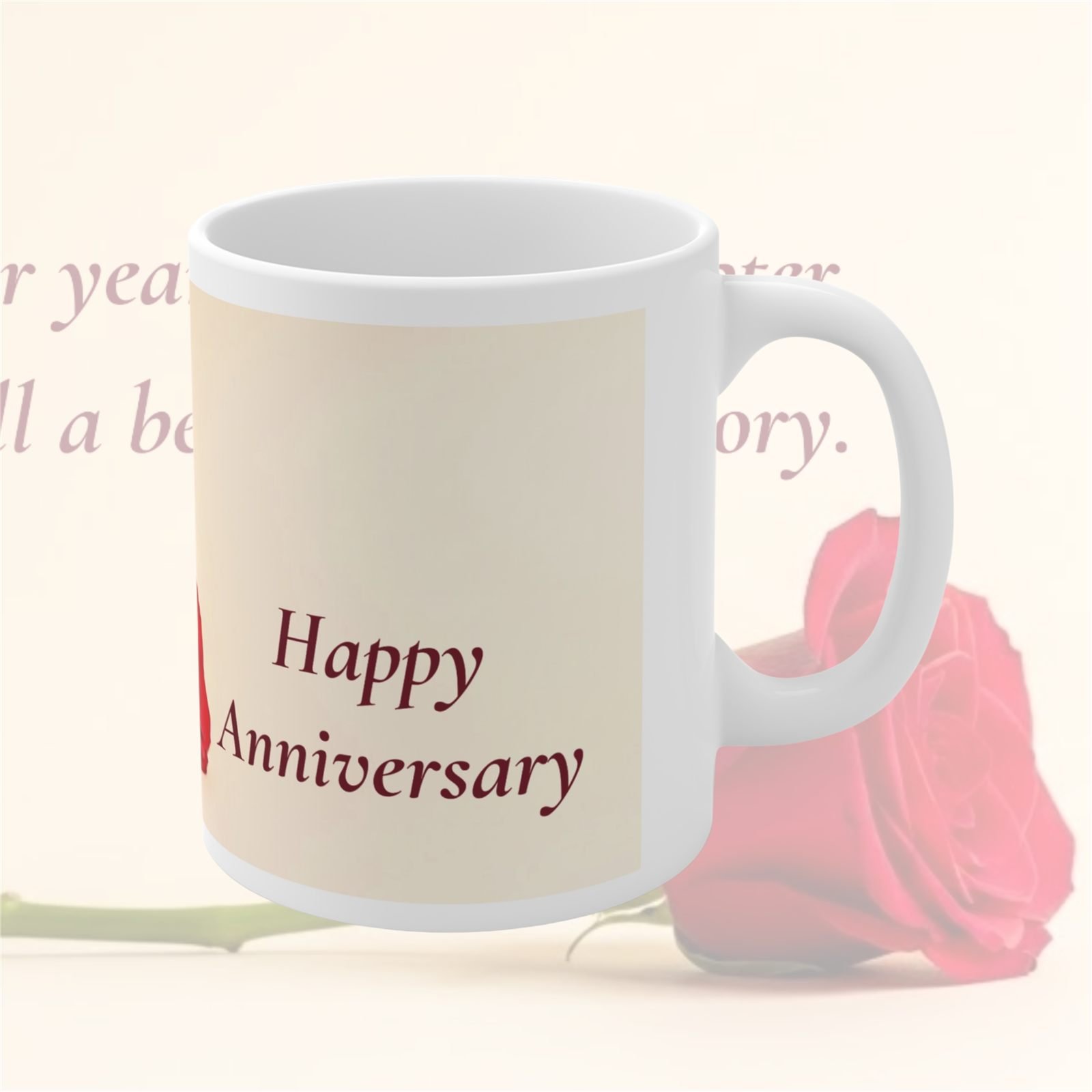 Another Year Another Chapter Anniversary Mug – 325 ml view 3