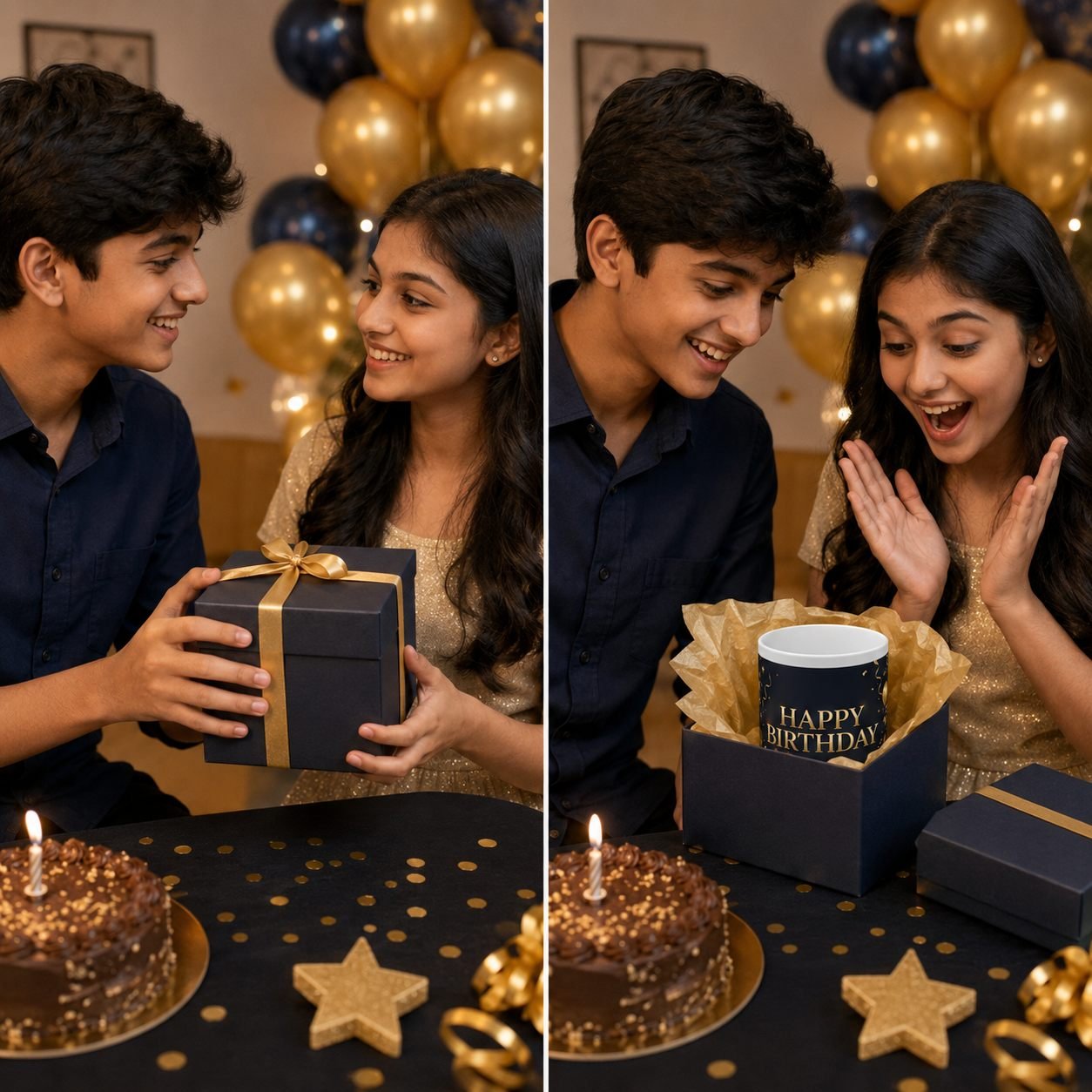 Midnight Gold Celebration Birthday Mug – 325 ml view 10