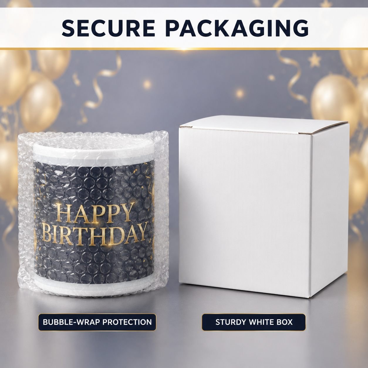 Midnight Gold Celebration Birthday Mug – 325 ml view 14