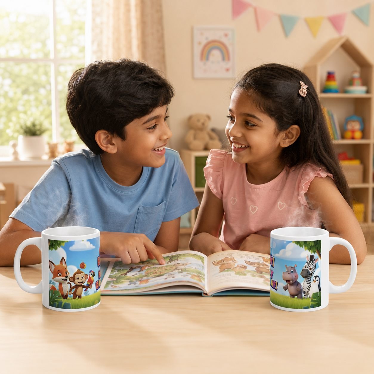 Hello Buddy Animal Friends Birthday Ceramic Mug view 5
