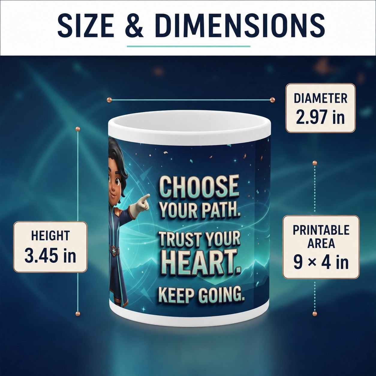 Choose Your Path Young Guardian Birthday Mug view 10
