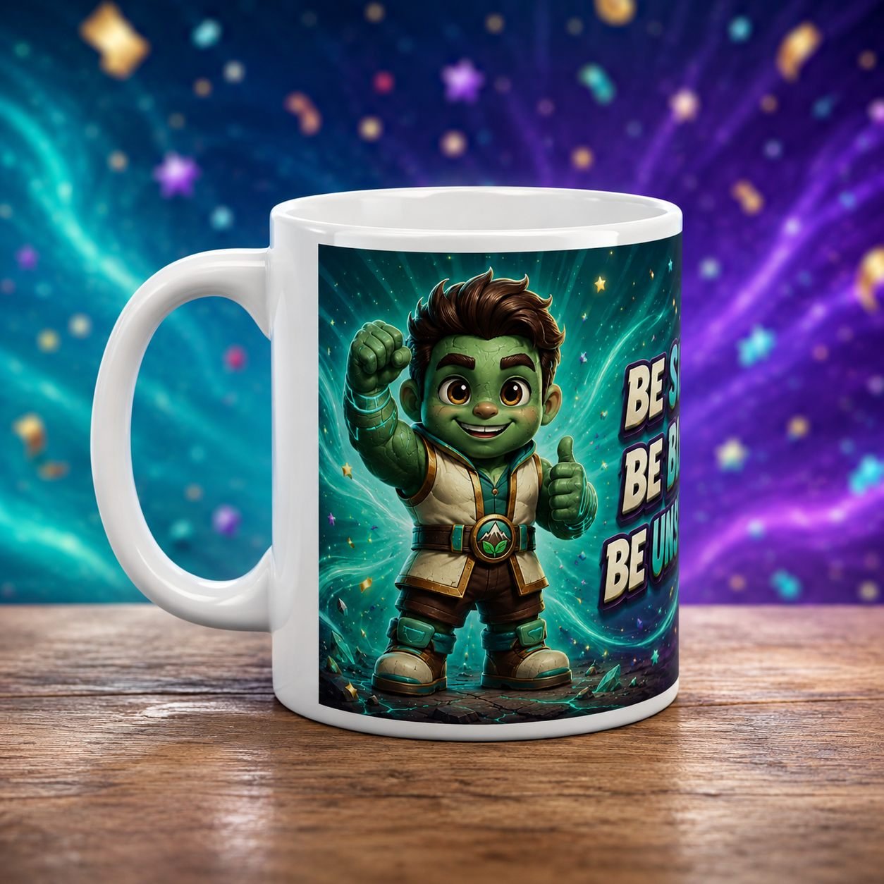 Be Strong Terra Titan Birthday Mug – 325 ml view 2