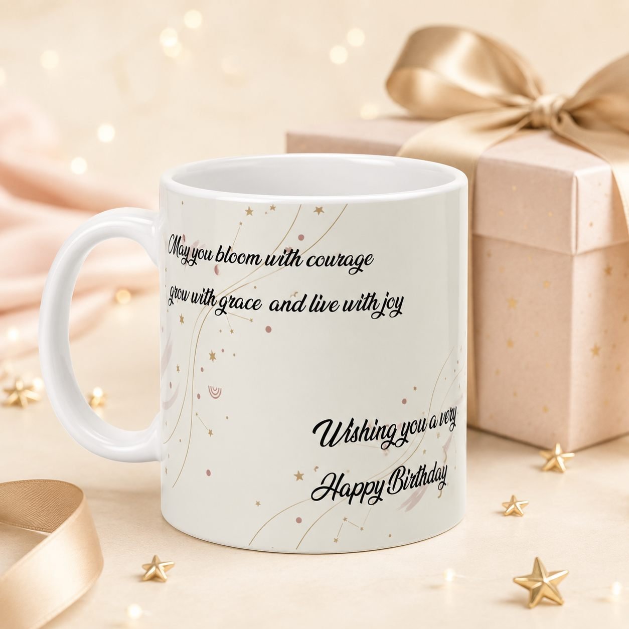 Bloom With Courage Birthday Mug – 325 ml view 14