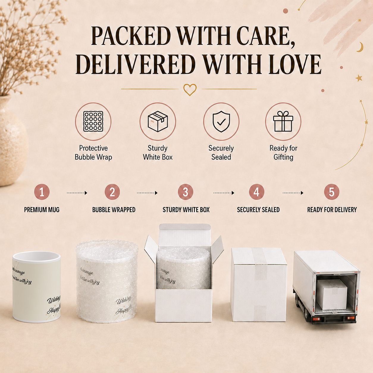 Bloom With Courage Birthday Mug – 325 ml view 15