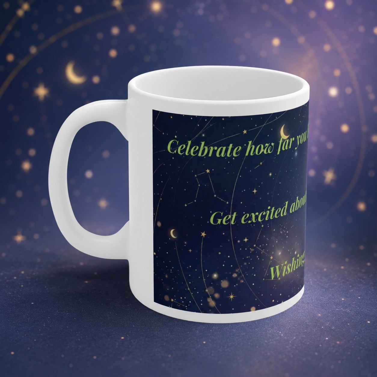 Celebrate Your Journey Celestial Birthday Mug – 325 ml view 2