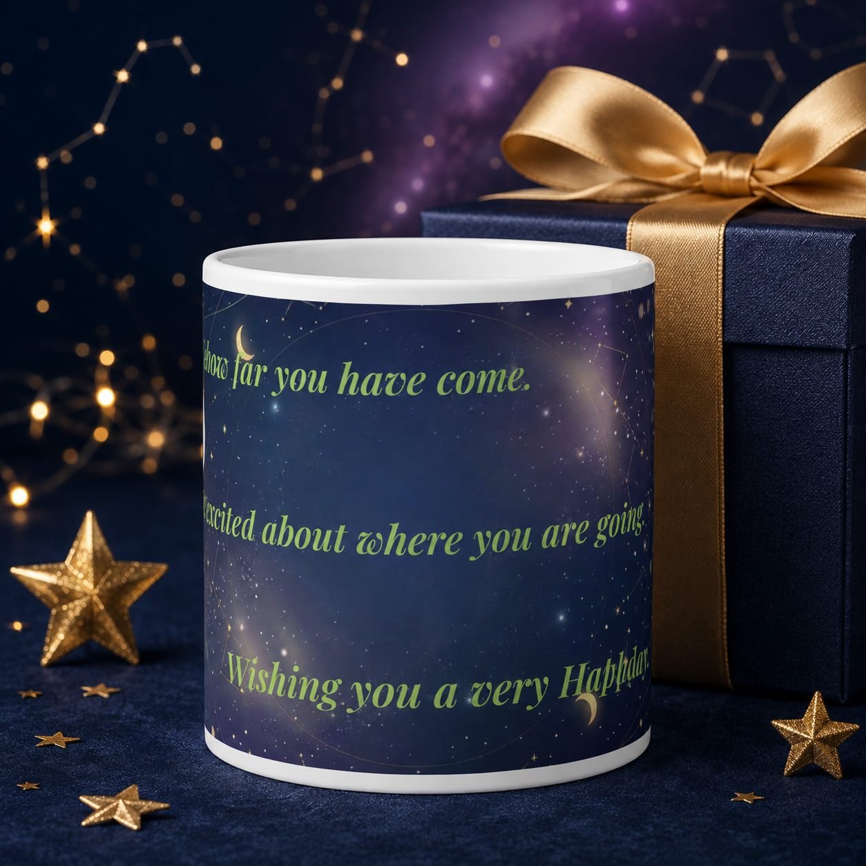 Celebrate Your Journey Celestial Birthday Mug – 325 ml view 4
