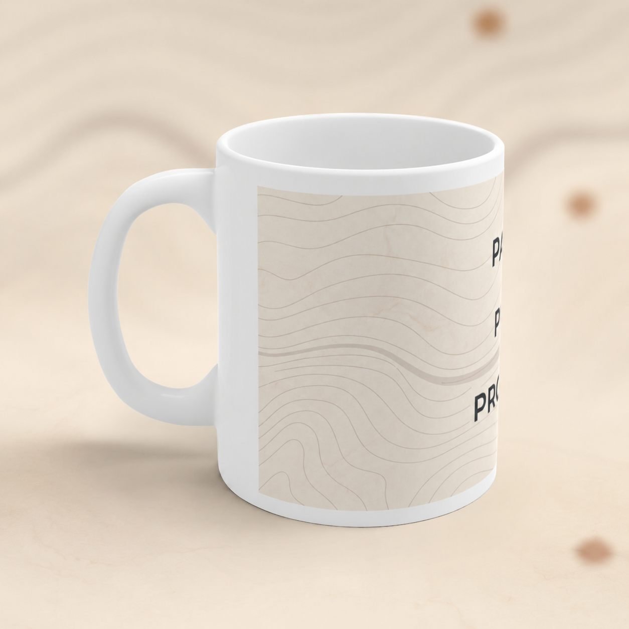 Pause Plan Proceed Corporate Motivational Mug – 325 ml view 2