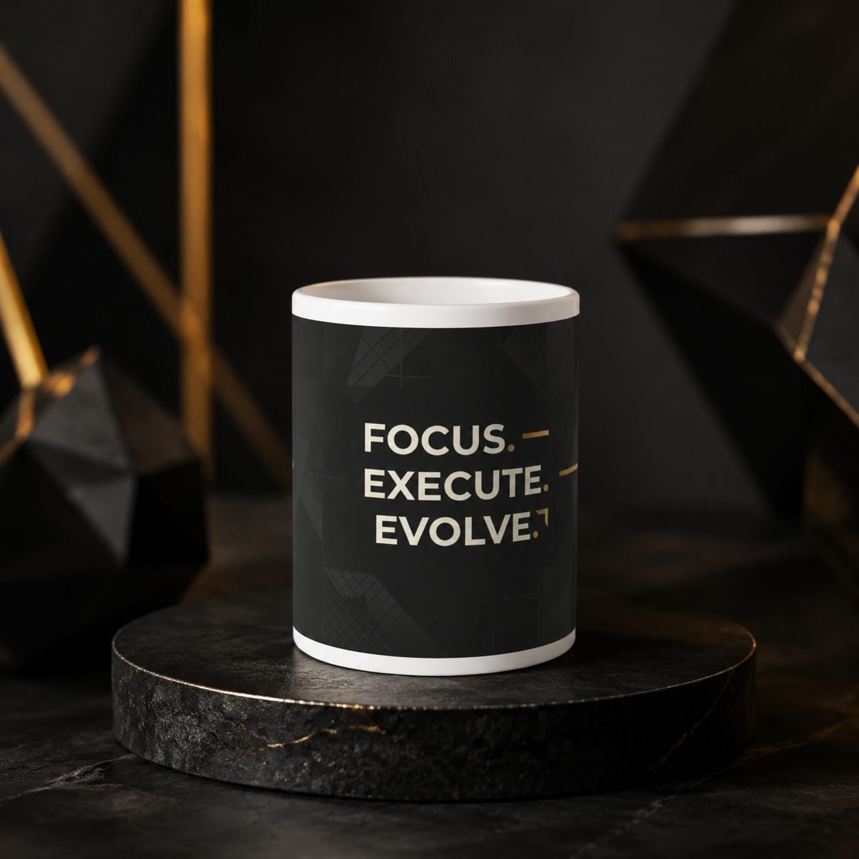 Focus Execute Evolve Corporate Mug – 325 ml view 9