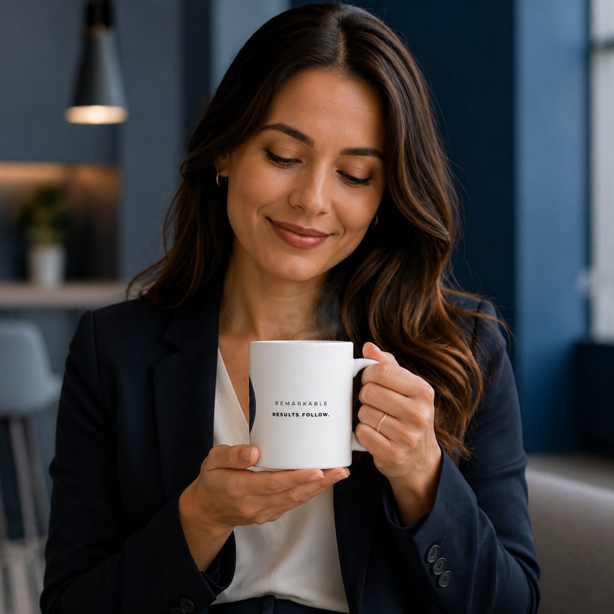 Great Ideas Start Here Custom Logo Corporate Mug – 325 ml view 4