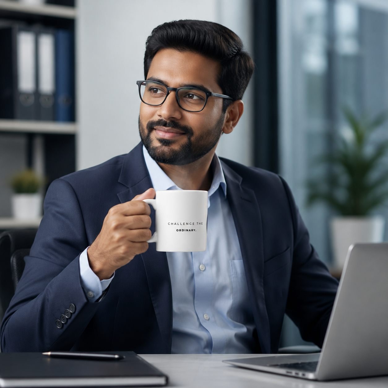Challenge the Ordinary Custom Corporate Mug – 325 ml view 6