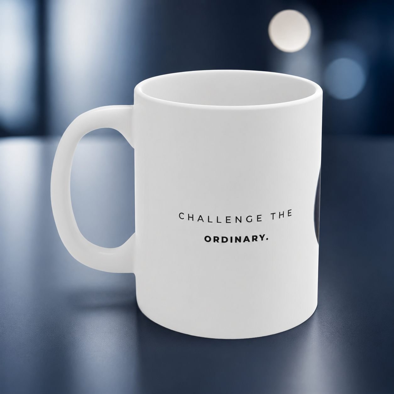 Challenge the Ordinary Custom Corporate Mug – 325 ml view 2