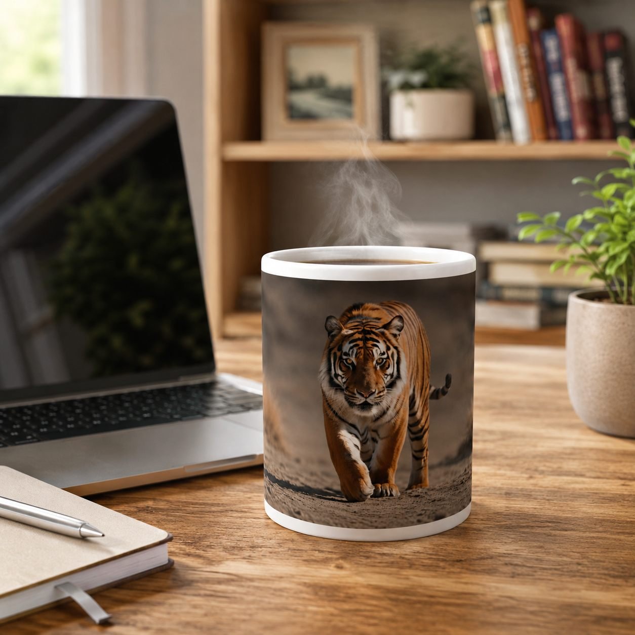 Tiger Wildlife Designer Ceramic Mug view 5