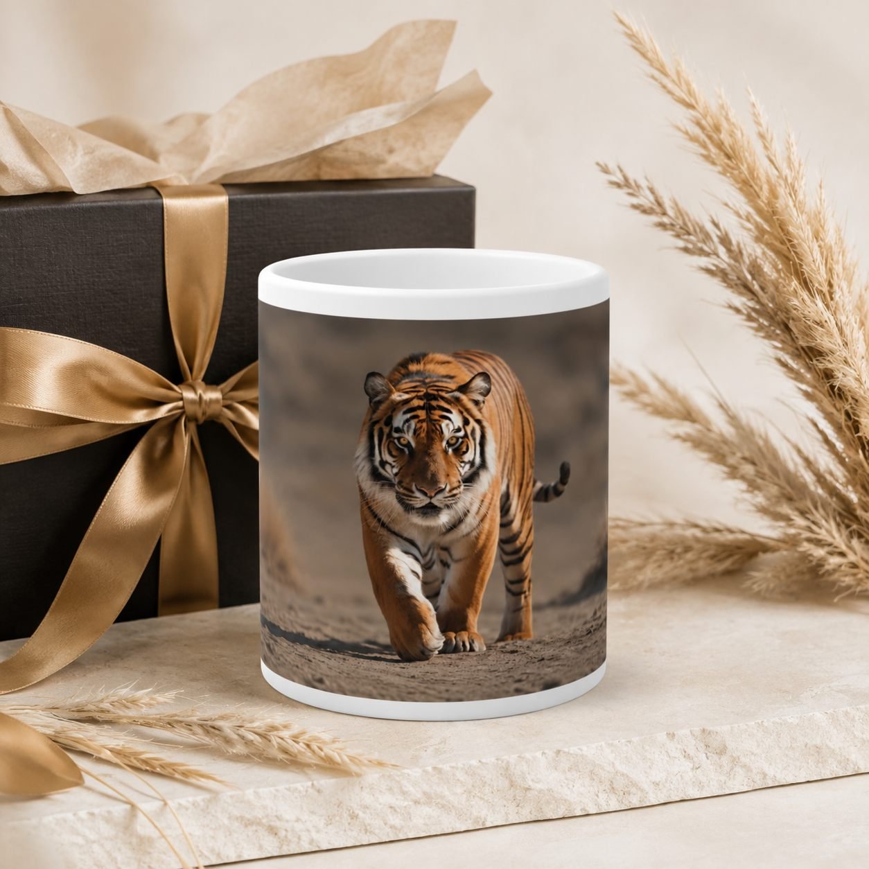 Tiger Wildlife Designer Ceramic Mug view 10