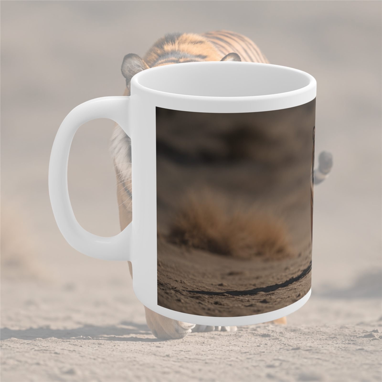 Tiger Wildlife Designer Ceramic Mug view 2