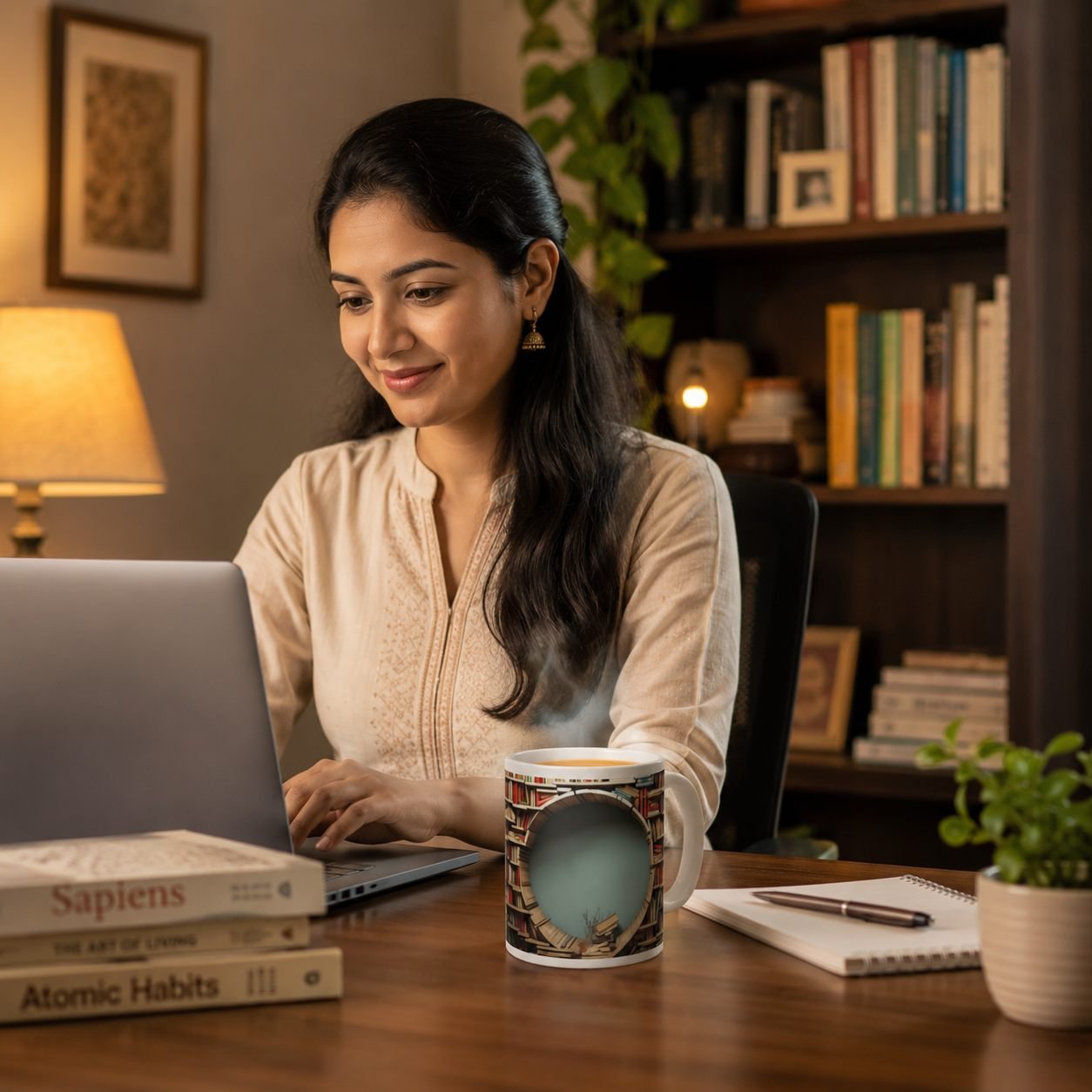 Literary Book Portal Designer Ceramic Mug view 6
