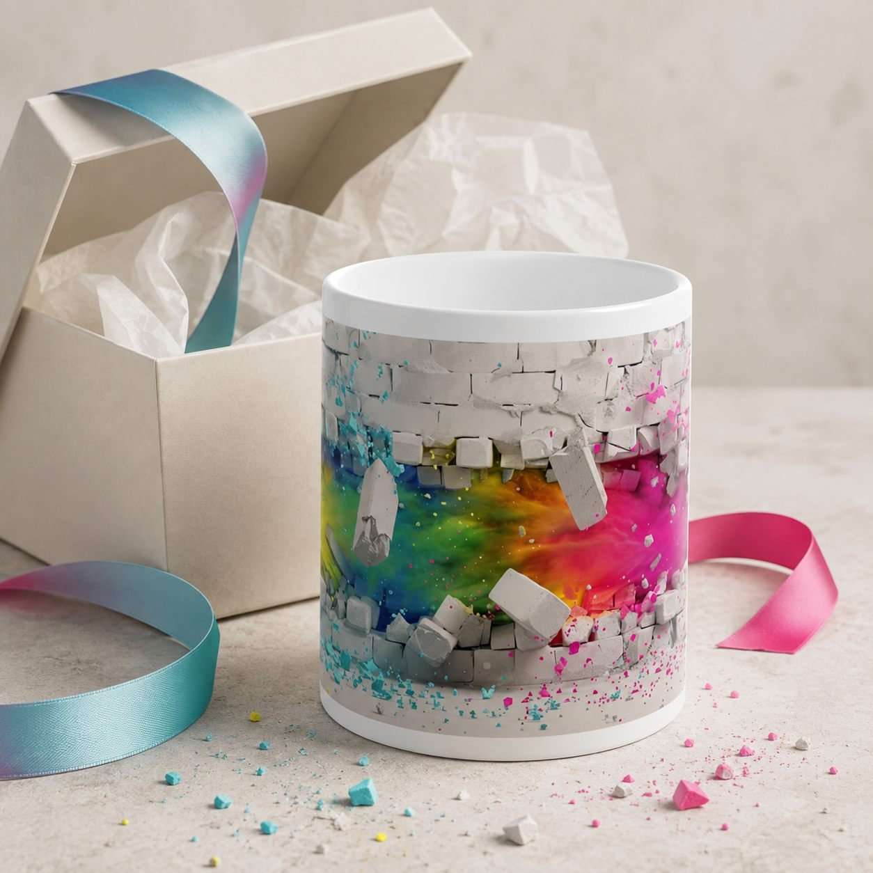 Colour Breakthrough Designer Ceramic Mug view 4