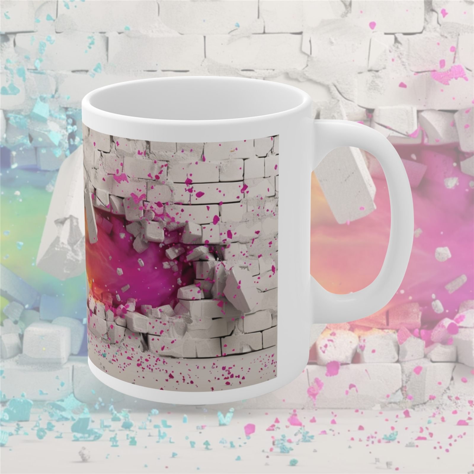 Colour Breakthrough Designer Ceramic Mug view 3