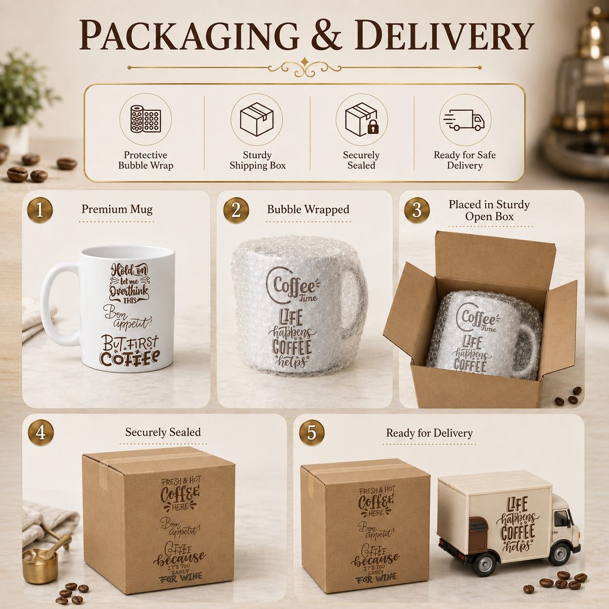 Coffee Quotes Typography Designer Ceramic Mug view 13