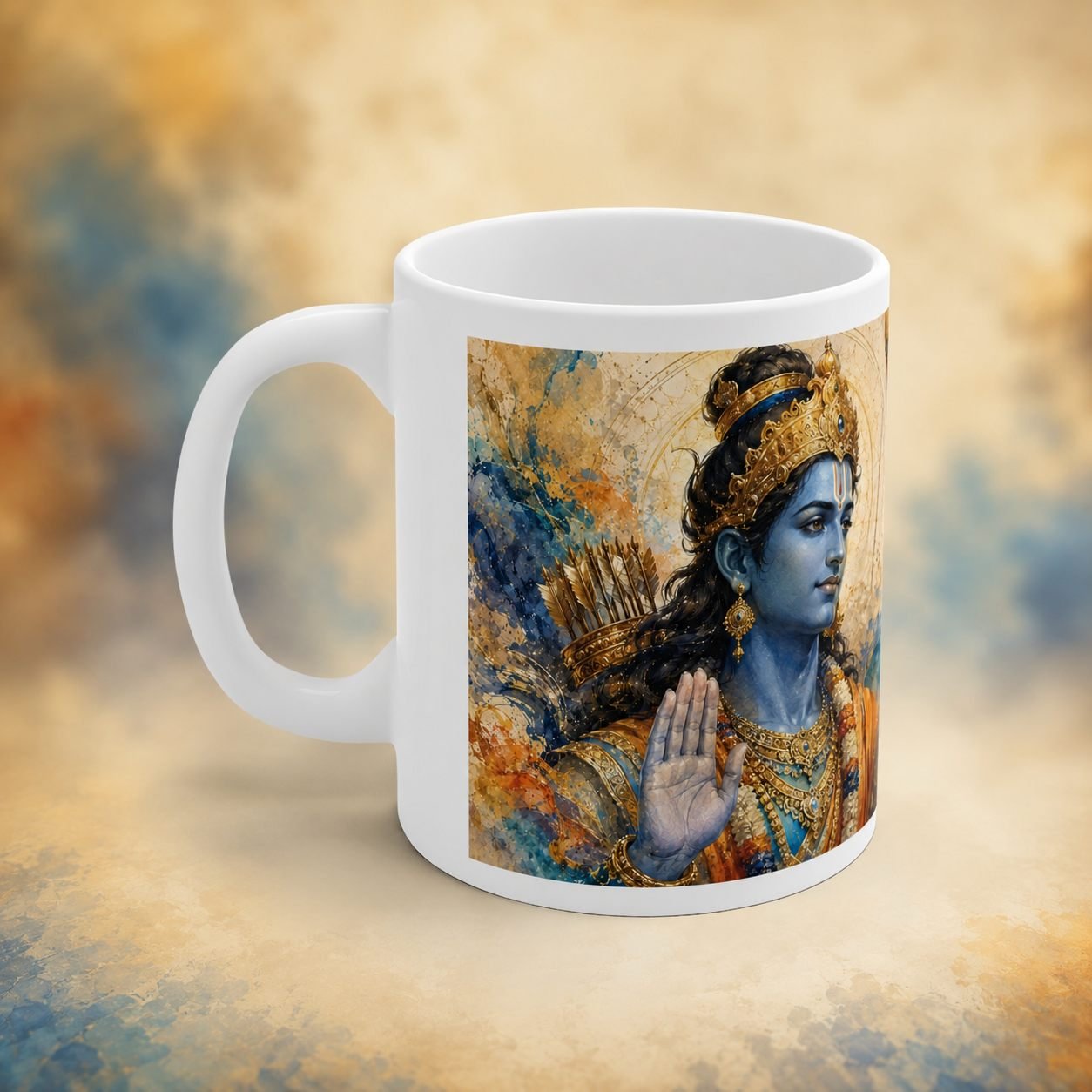 Jai Shree Ram Courage and Dharma Devotional Mug – 325 ml view 2