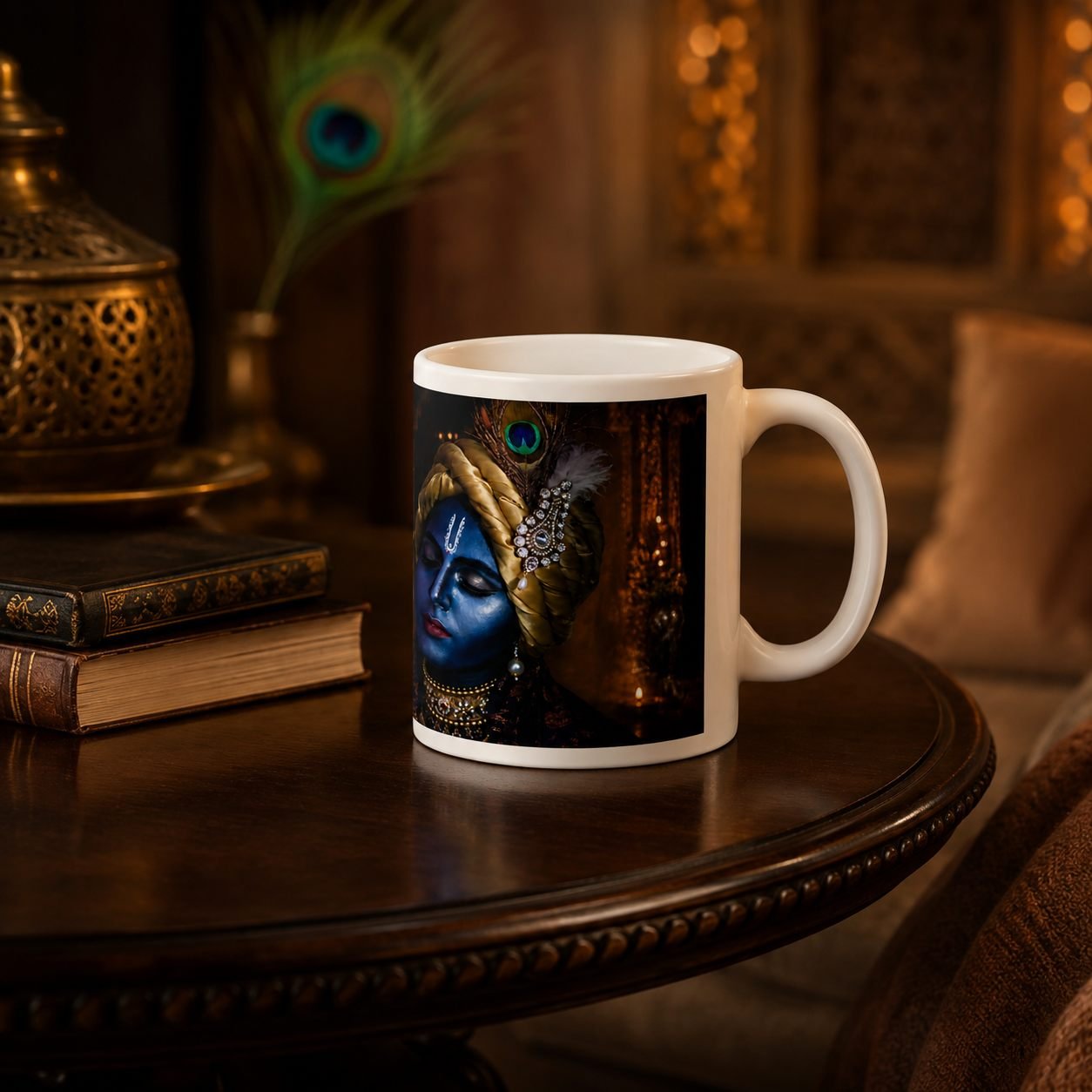 Shri Krishna Devotion and Peace Mug – 325 ml view 9