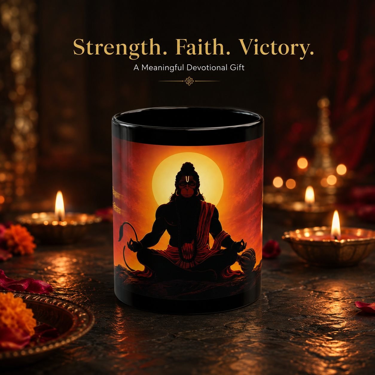 Jai Bajrang Bali Courage and Faith Mug – 325 ml view 9