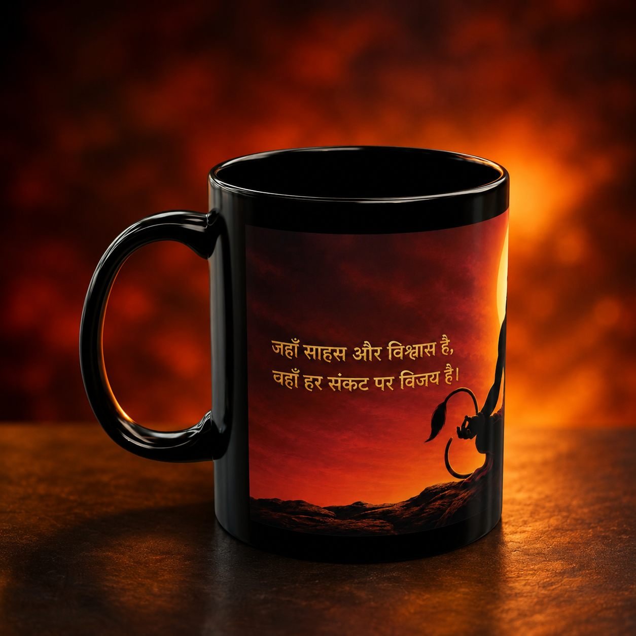 Jai Bajrang Bali Courage and Faith Mug – 325 ml view 2