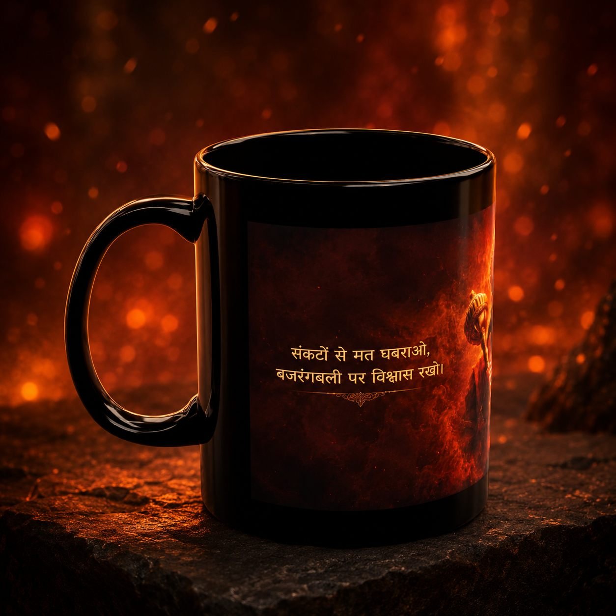 Jai Bajrang Bali Strength and Faith Mug – 325 ml view 2