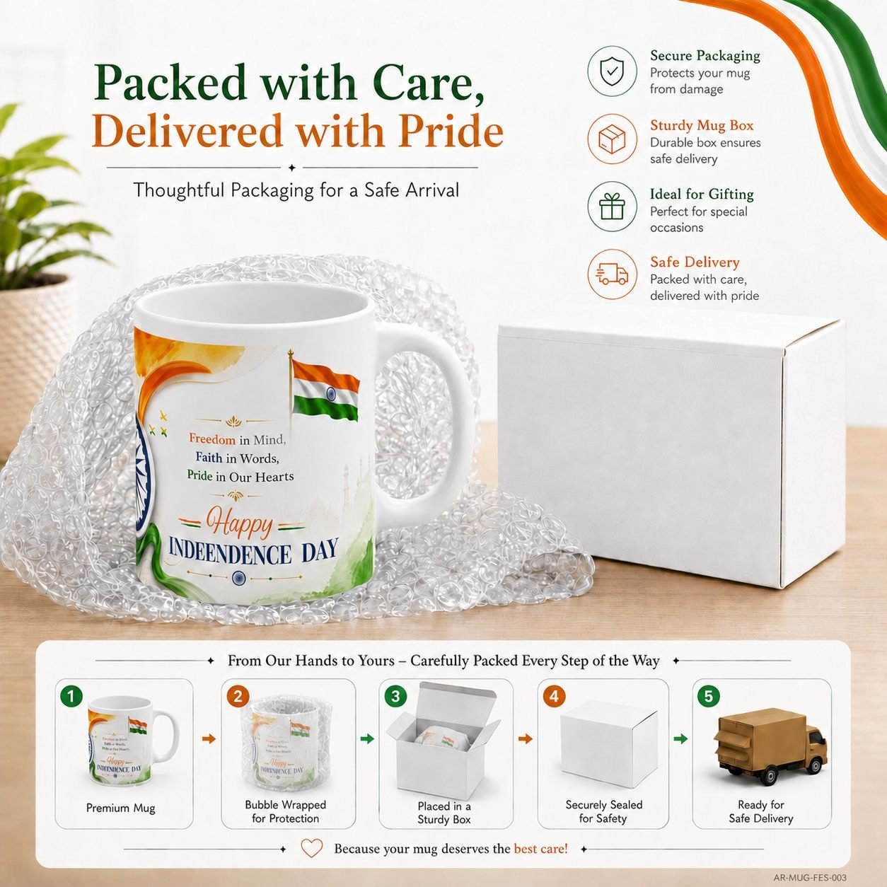 Freedom Faith Pride Independence Day Ceramic Mug view 10