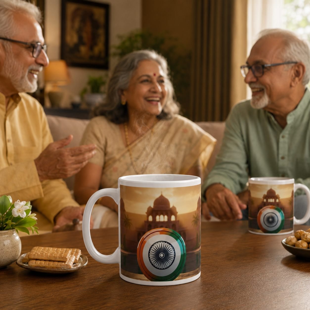 Heritage Ashoka Chakra Festival Ceramic Mug view 5