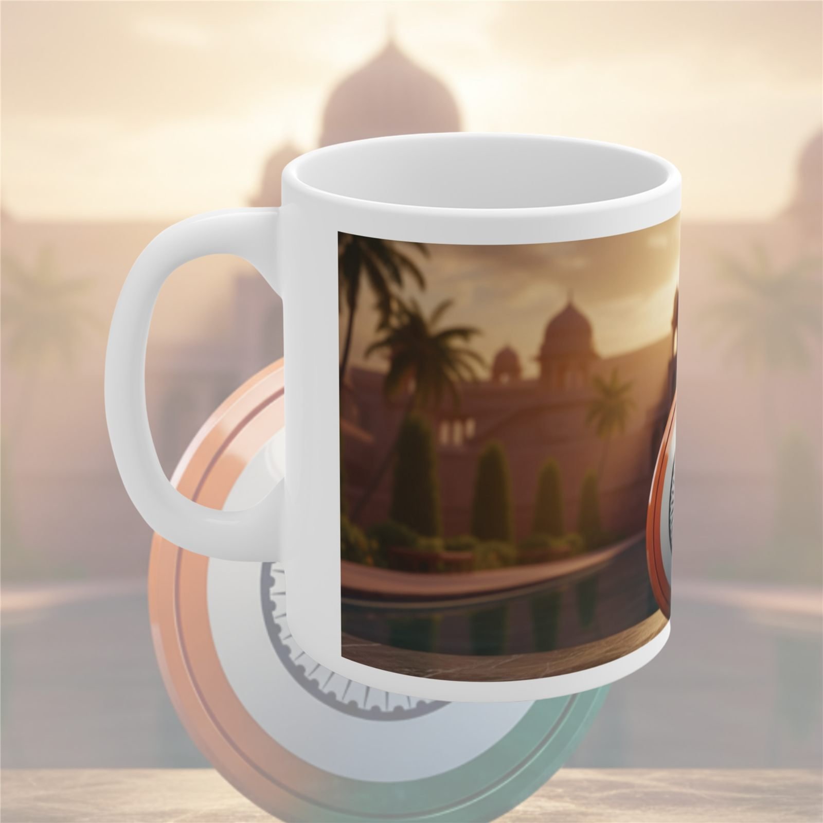Heritage Ashoka Chakra Festival Ceramic Mug view 2