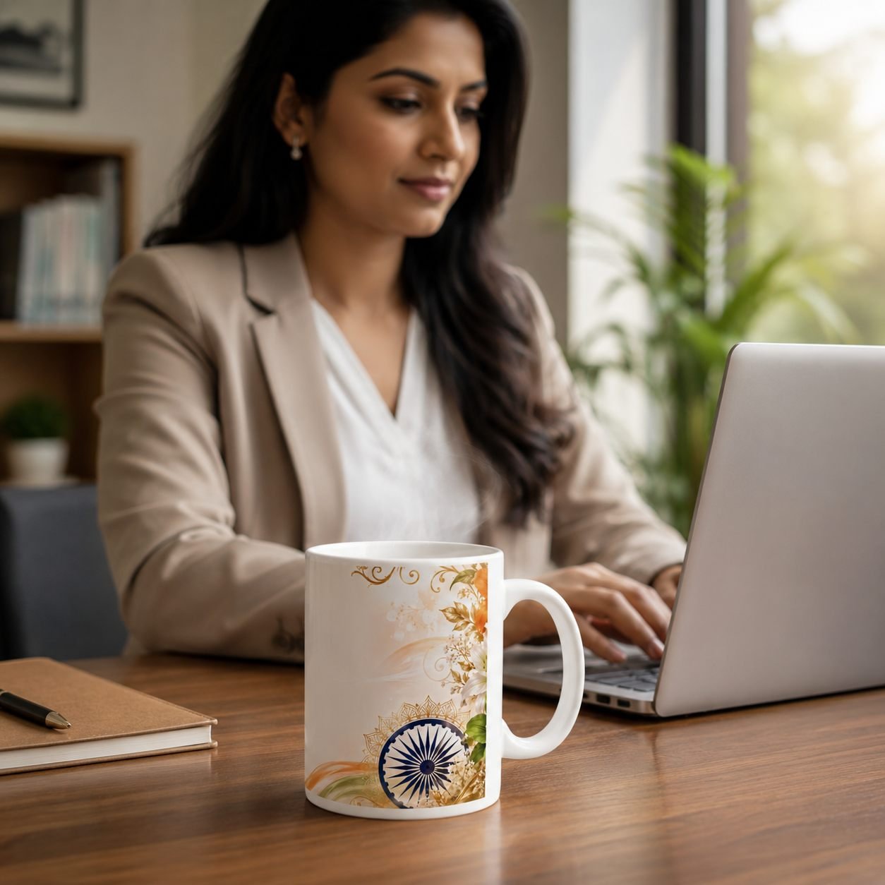 Saluting the Nation Independence Day Ceramic Mug view 5
