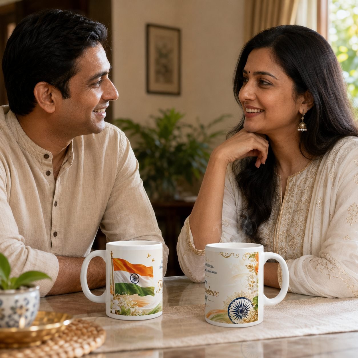 Saluting the Nation Independence Day Ceramic Mug view 8