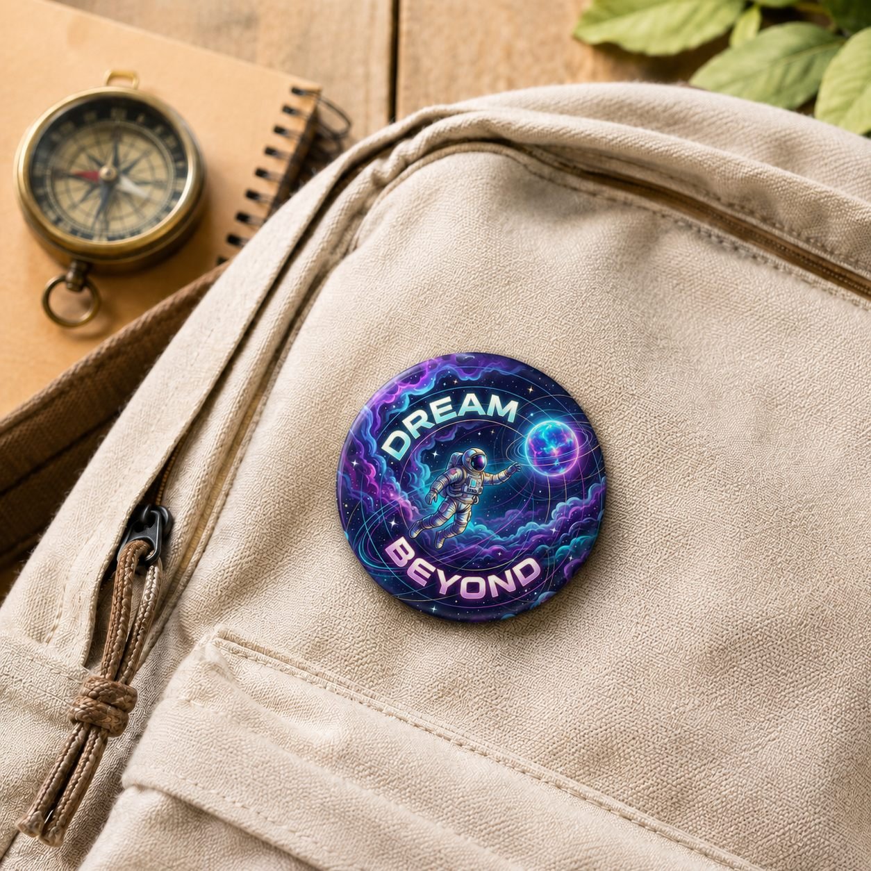 Dream Beyond Astronaut Pin Badge view 4