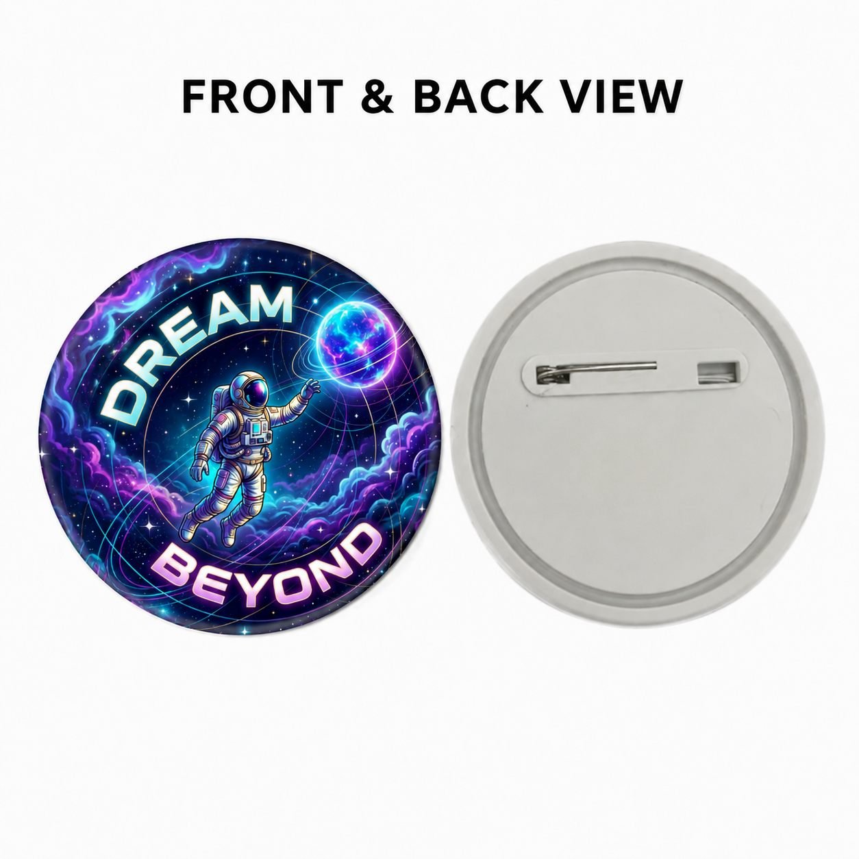 Dream Beyond Astronaut Pin Badge view 2