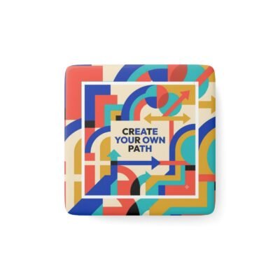 Create Your Own Path Geometric Pin Badge